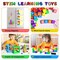 54 Pieces Magnetic Blocks, Magnetic Building Blocks for Toddlers 3+, Montessori Toys, Magnetic Cubes, Preschool STEM Educational Sensory Magnet Toys for Kids Ages 3-5 Year Old Boys and Girls